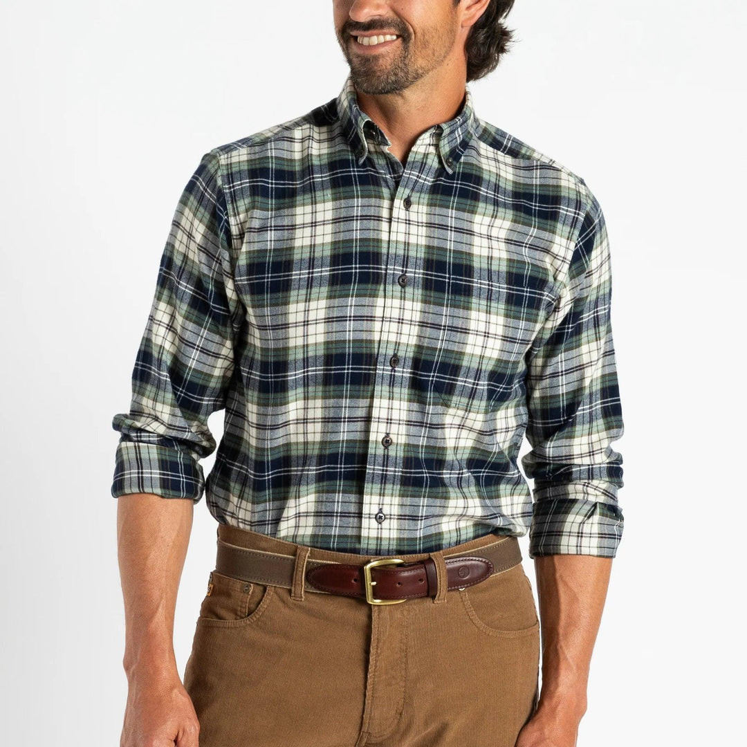 Duck Head Becker Plaid Flannel Sport Shirt