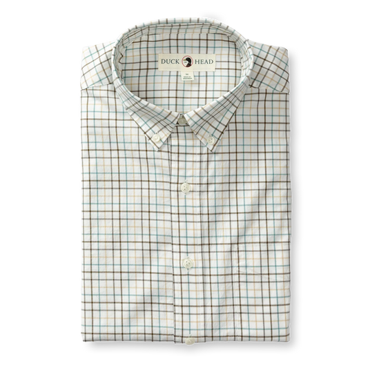 Duck Head Joyner Plaid Cotton Sport Shirt