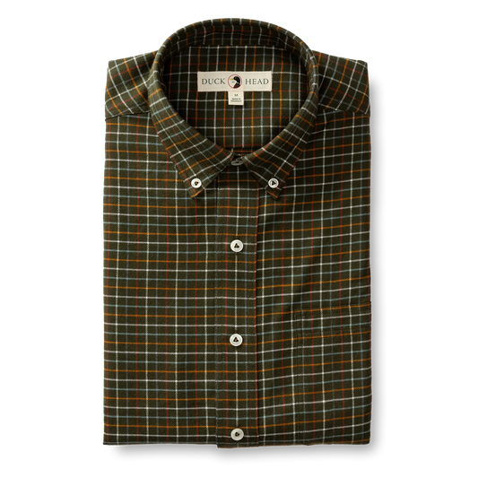 Duck Head Clement Plaid Flannel Sport Shirt