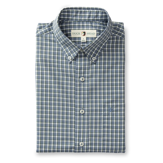 Duck Head Harrell Plaid Poplin Sport Shirt