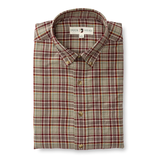 Duck Head Westfall Plaid Twill Sport Shirt