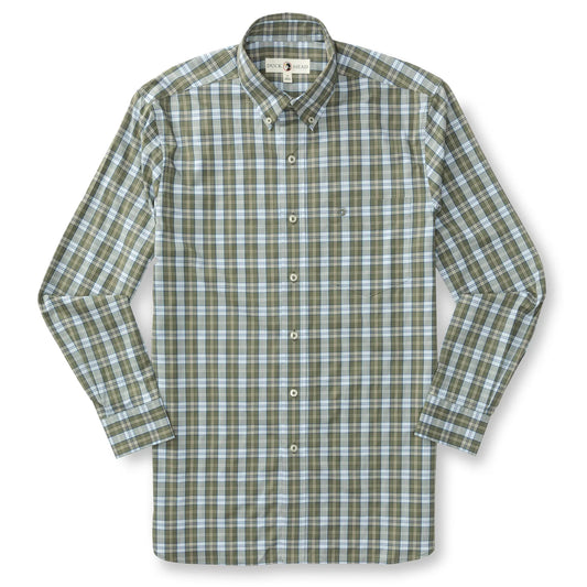 Duck Head Wester Plaid Poplin Sport Shirt