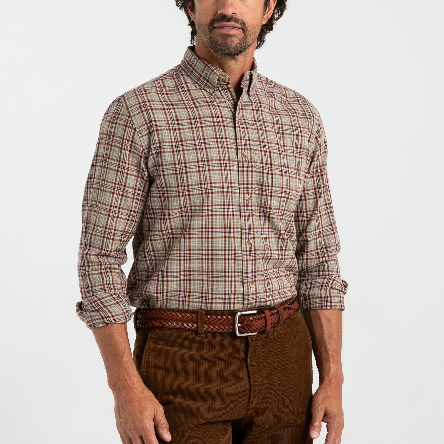 Duck Head Westfall Plaid Twill Sport Shirt