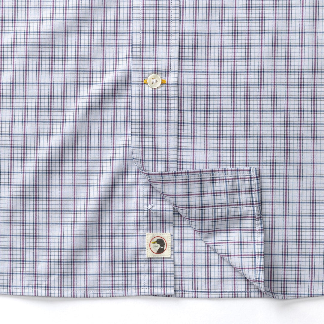 Duck Head Performance Poplin Sport Shirt - Edison Plaid