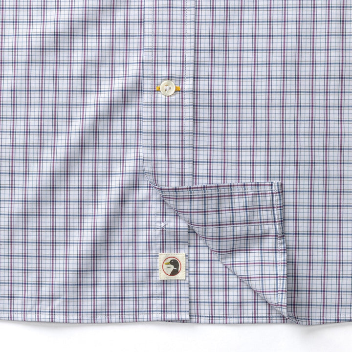 Duck Head Performance Poplin Sport Shirt - Edison Plaid