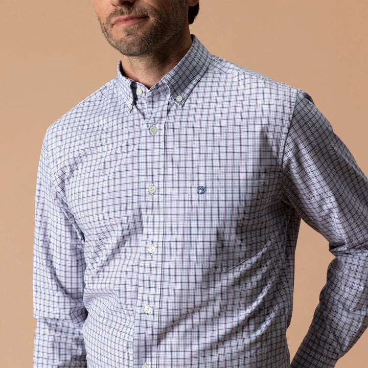 Duck Head Performance Poplin Sport Shirt - Edison Plaid