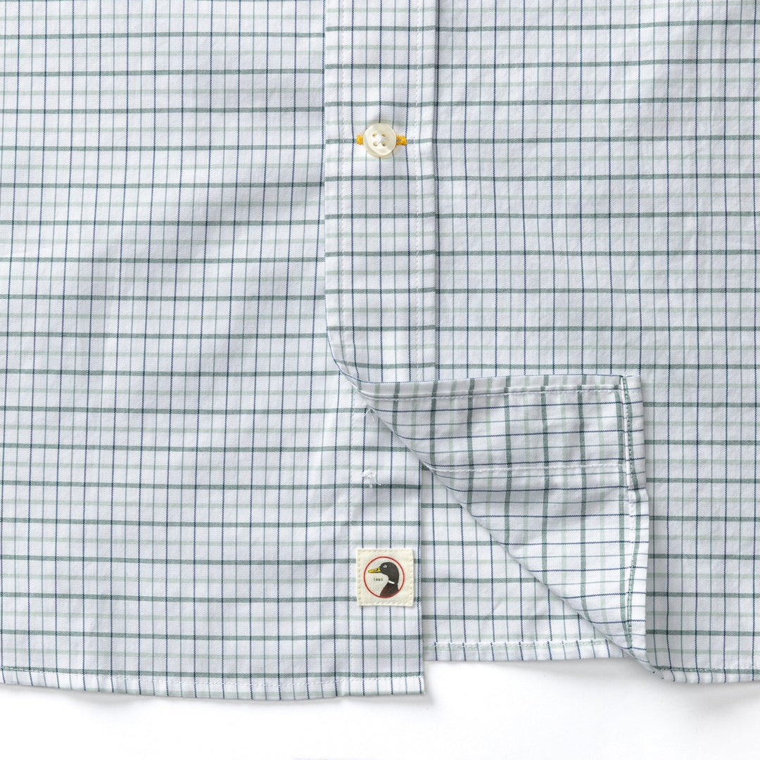Duck Head Cotton Cashmere Poplin Sport Shirt - Tolliver Plaid