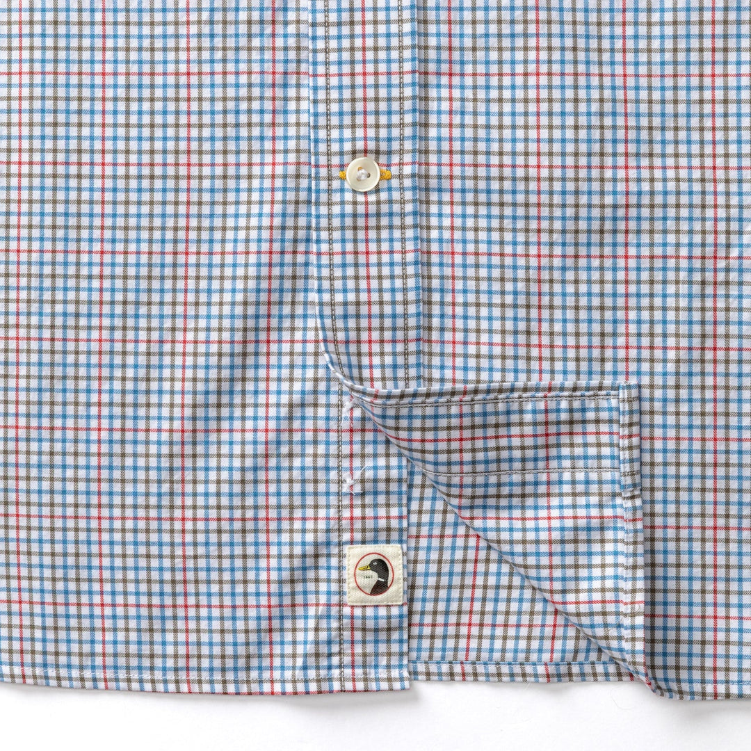 Duck Head Cotton Twill Sport Shirt - Goodwin Plaid