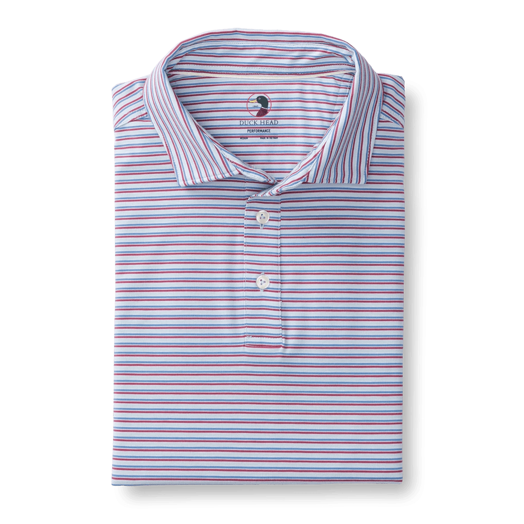 Duck Head Summerford Wharf Stripe Polo (2 Colors)