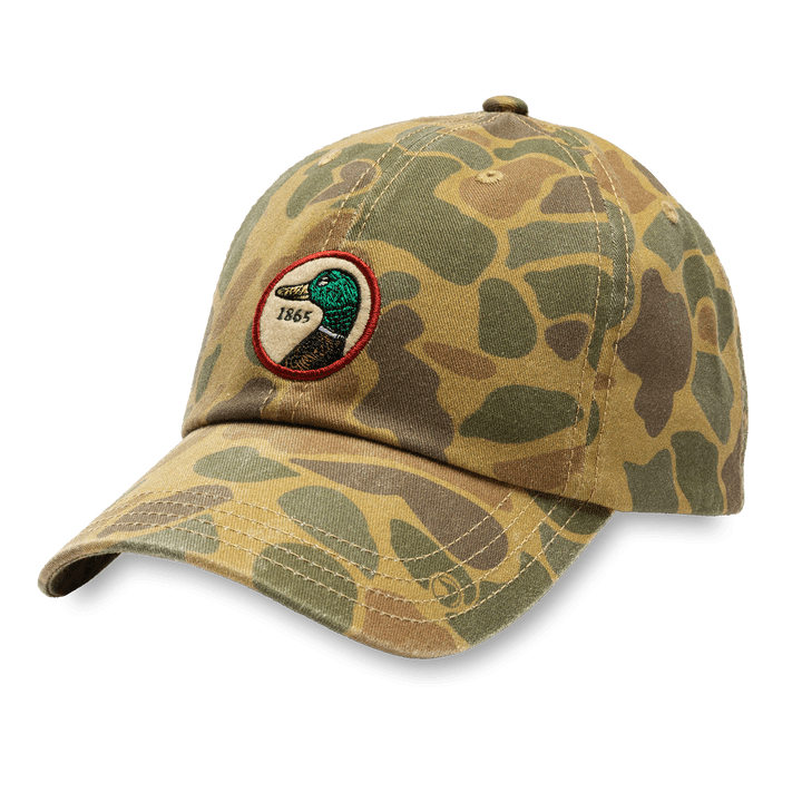 Duck Head Circle Patch Twill Hat (7 Colors)