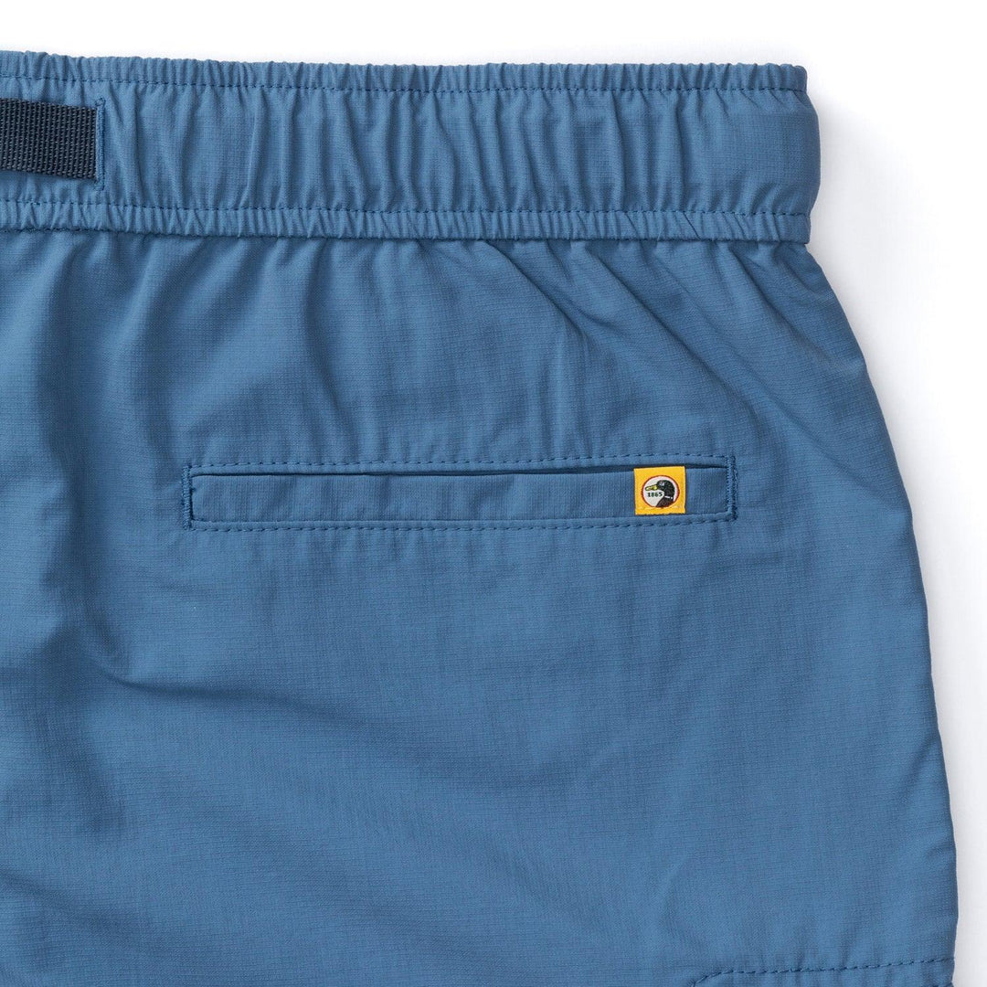 Duck Head 7" On The Fly Short - Shadow Blue