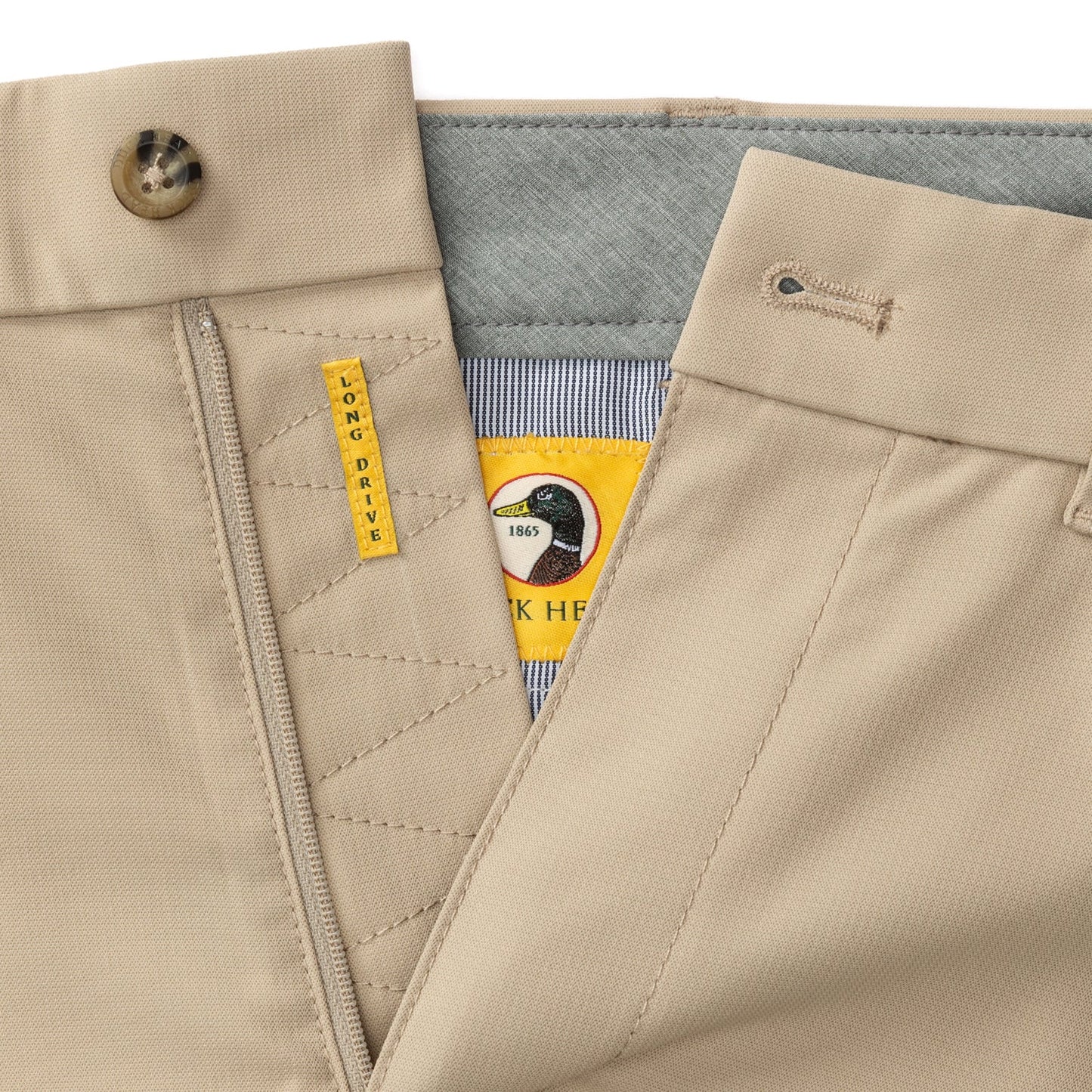 Duck Head 9" Long Drive Shorts - Khaki