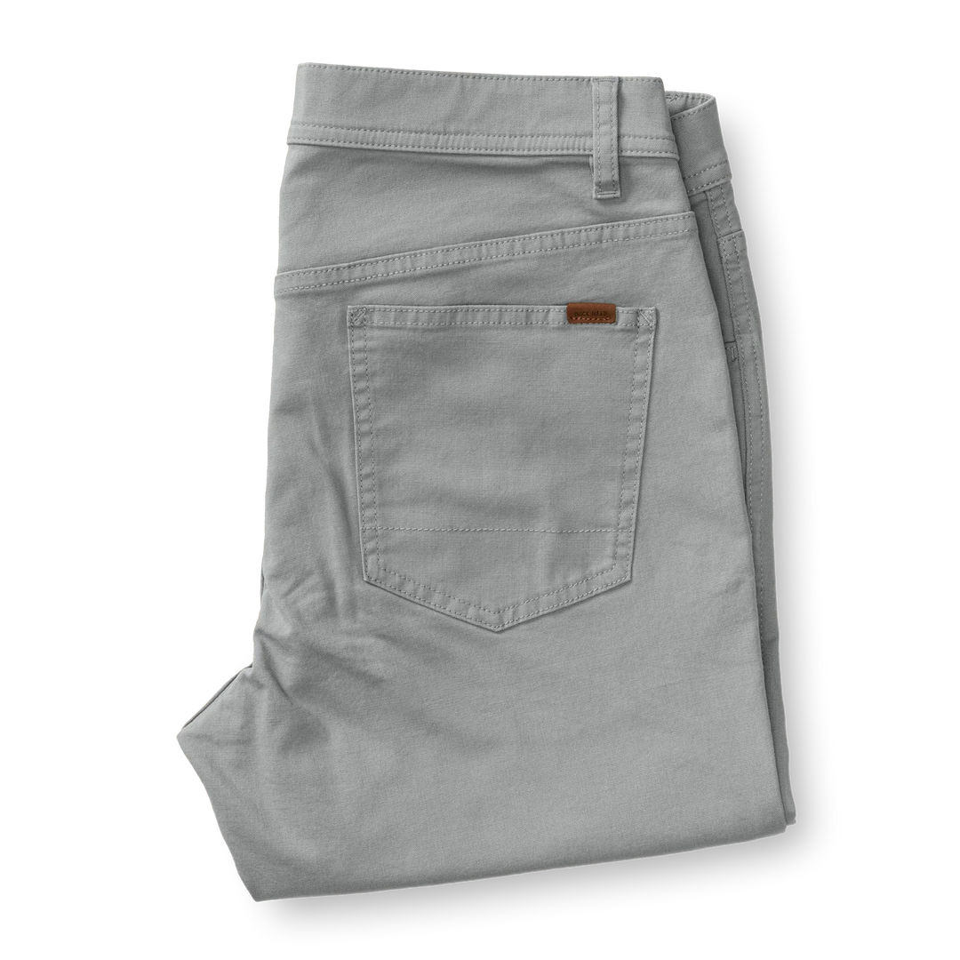 Duck Head Pinpoint 5-Pocket - Shadow Grey