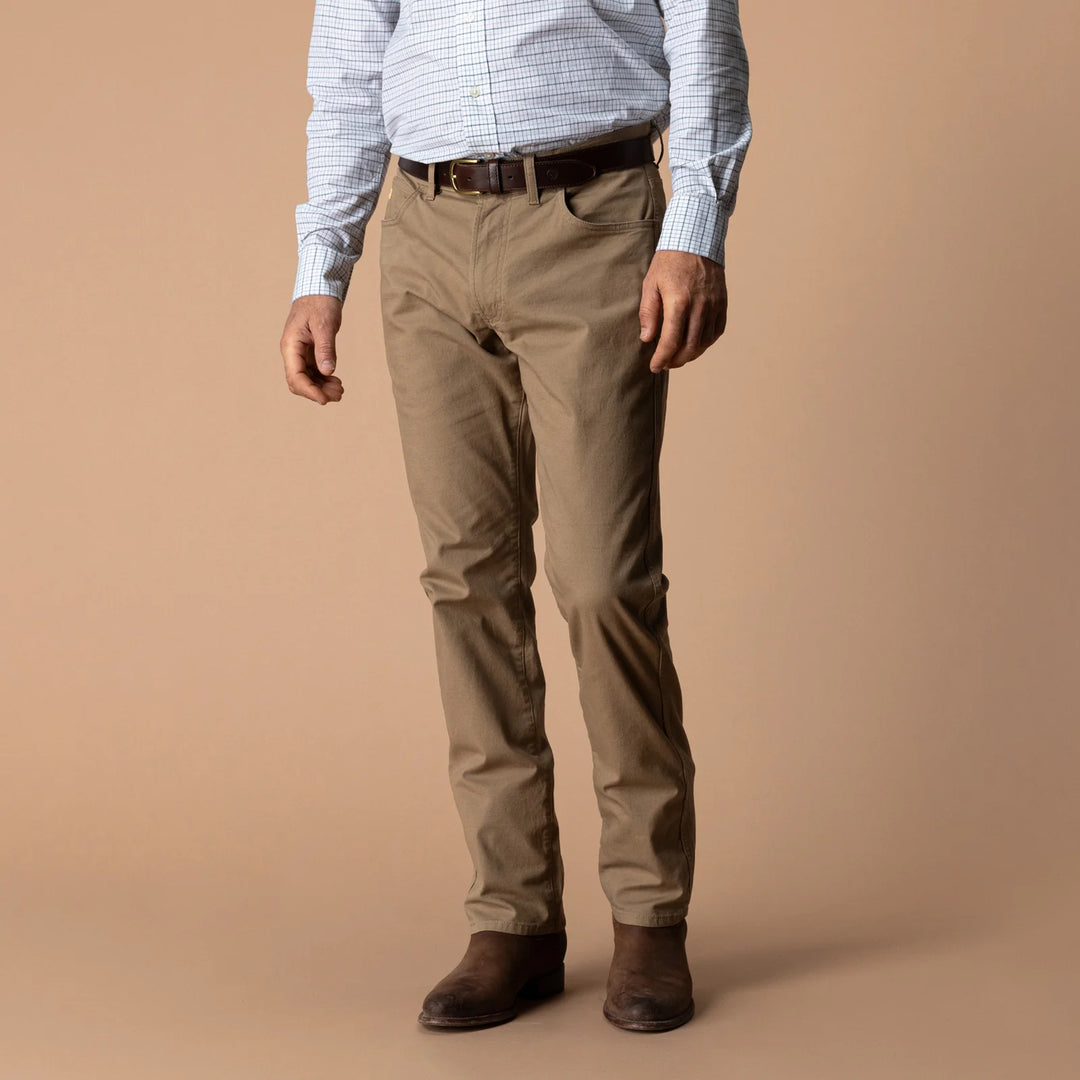 Duck Head Pinpoint 5-Pocket - Claystone