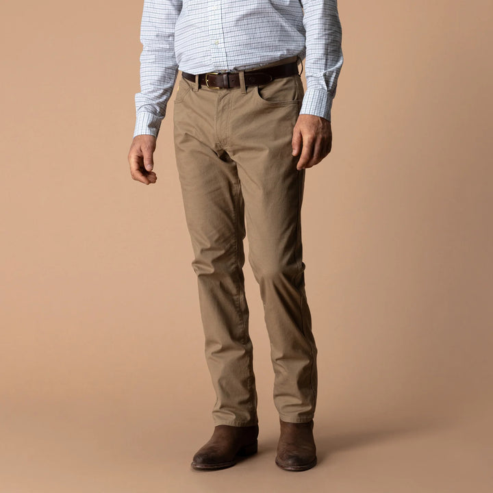 Duck Head Pinpoint 5-Pocket - Claystone