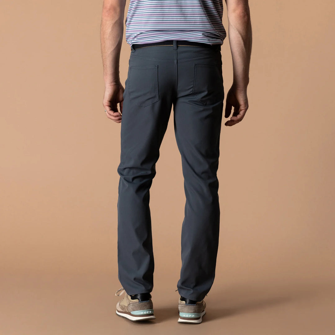 Duck Head Long Drive Pant - Charcoal