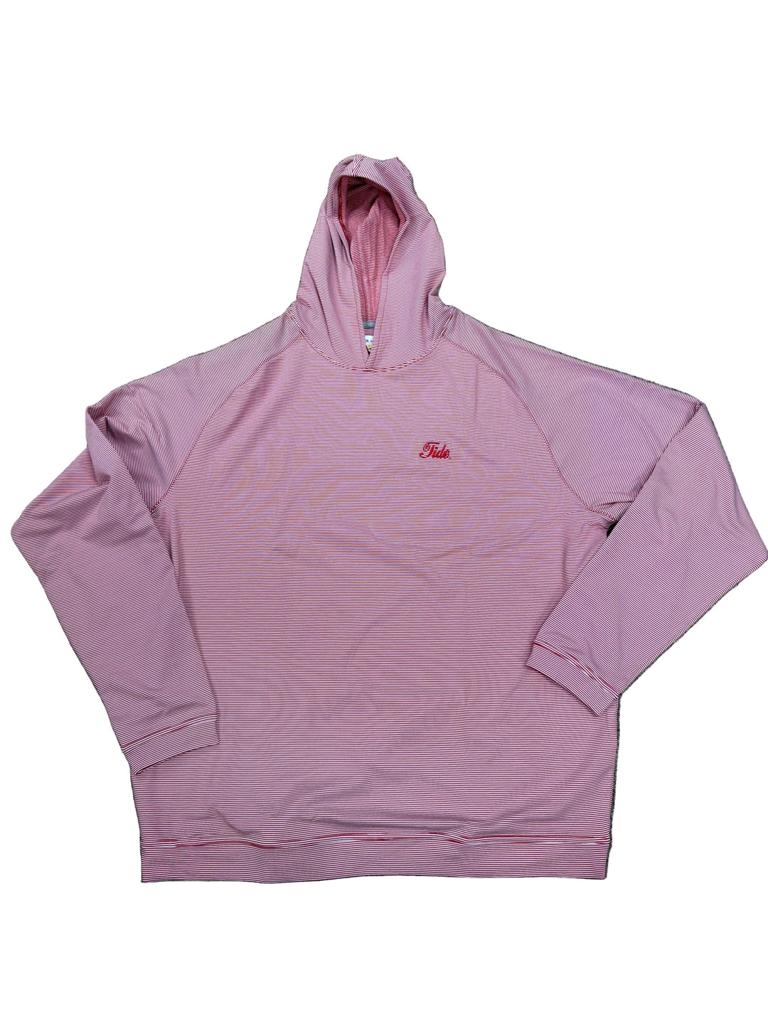 Peter Millar Pine Sugar Stripe Hoodie (Tide Script)