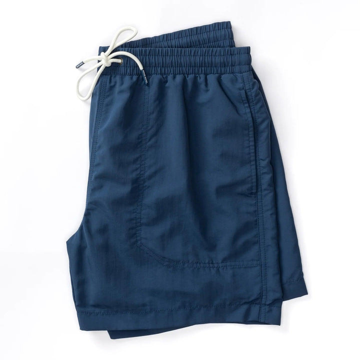 Duck Head 6" Sailport Solid Swim Short - Dark Indigo
