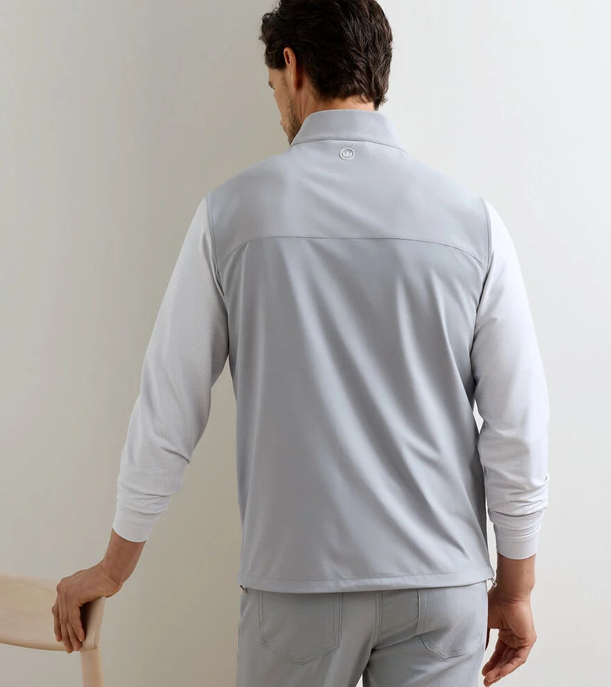 Peter Millar Dunes Vest- Gale Grey (Tide Script)