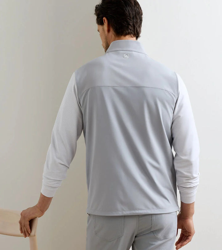 Peter Millar Dunes Vest- Gale Grey (Tide Script)