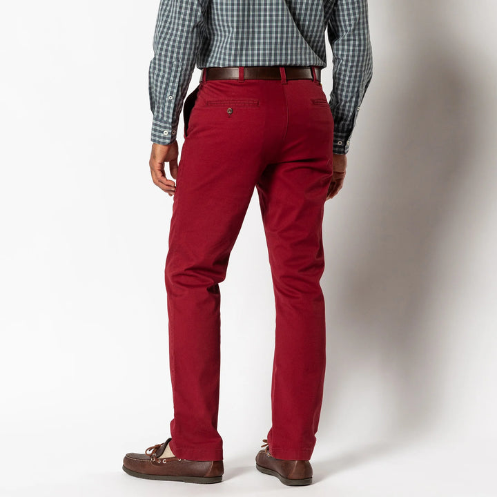 Duck Head Gold School Chino - Deep Red