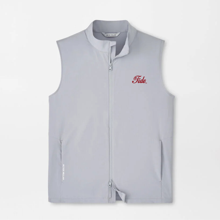 Peter Millar Dunes Vest- Gale Grey (Tide Script)