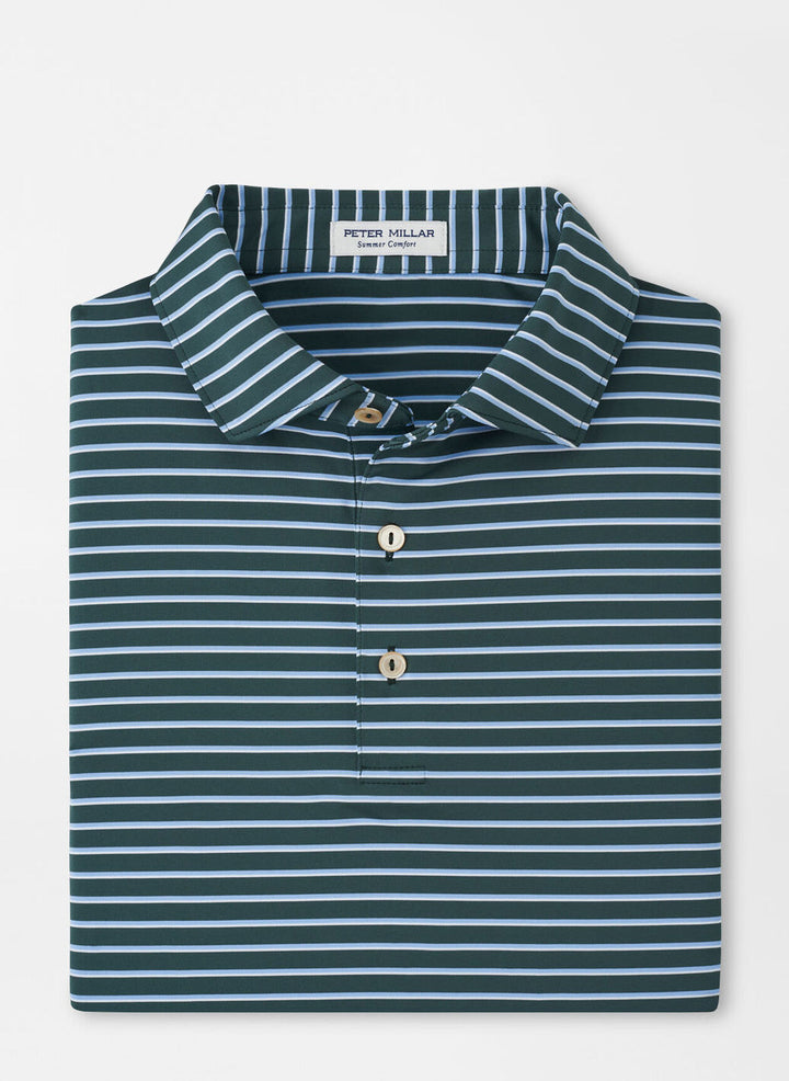 Peter Millar Dunnes Performance Jersey Polo- Nordic Pine