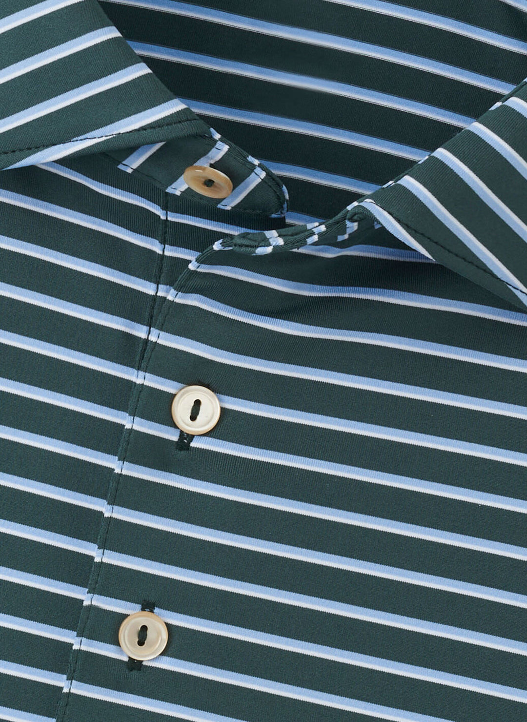 Peter Millar Dunnes Performance Jersey Polo- Nordic Pine