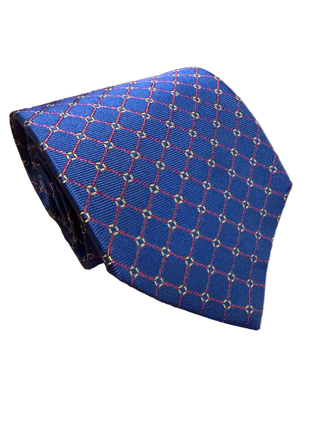 R. Hanauer Tie - Navy Delta Links