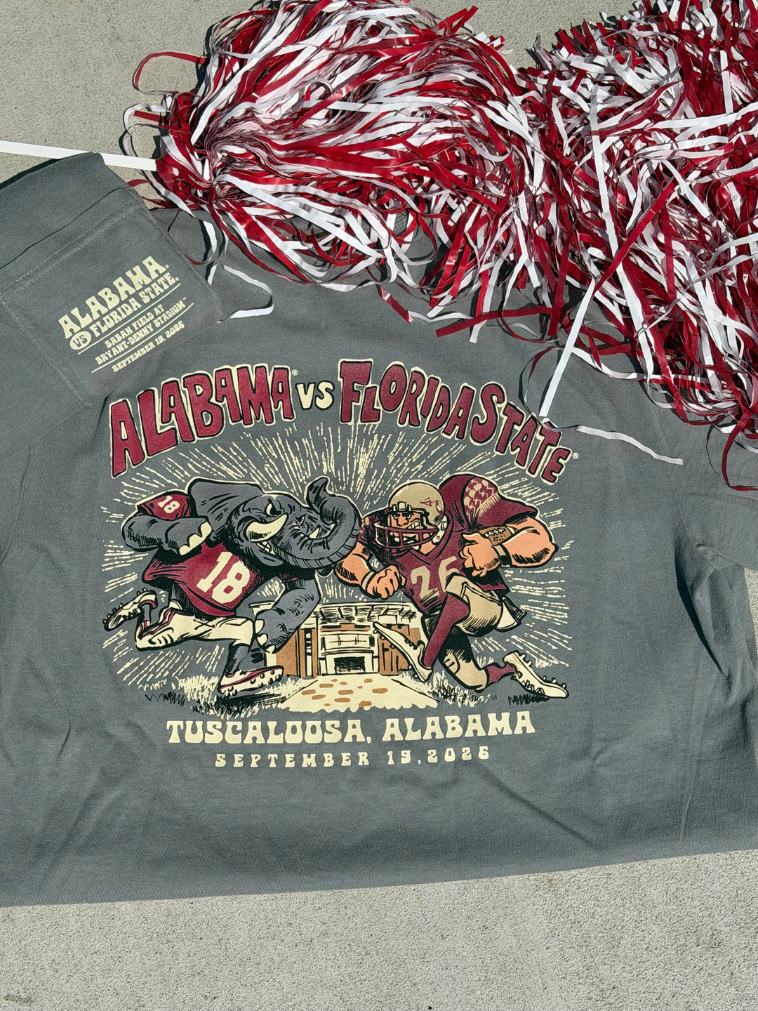 The Shirt Shop 2026 Alabama vs. Florida State T-Shirt