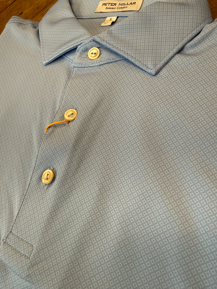 Peter Millar Hugo Polo- Cottage Blue