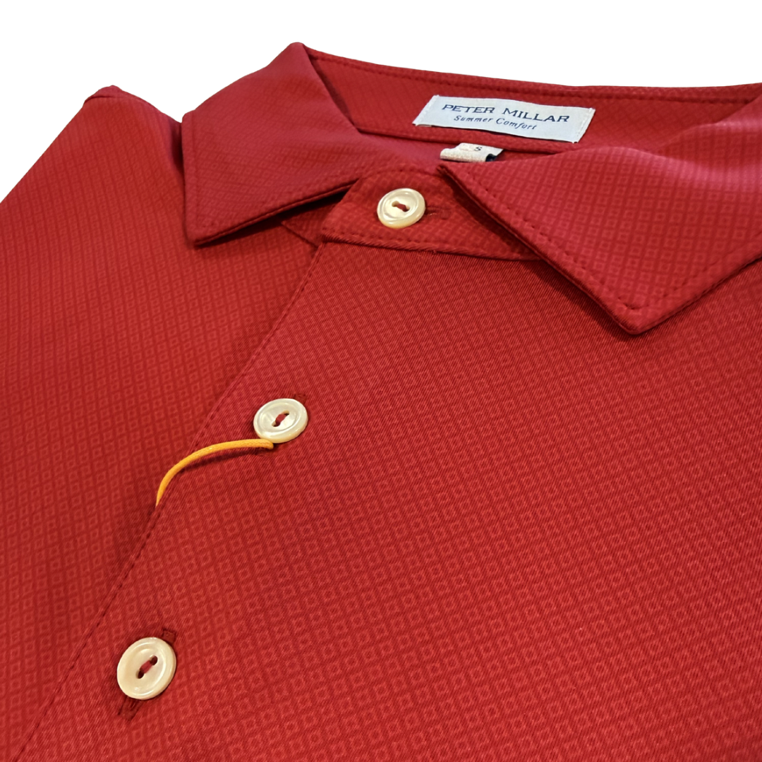 Peter Millar Hugo Polo- Crimson