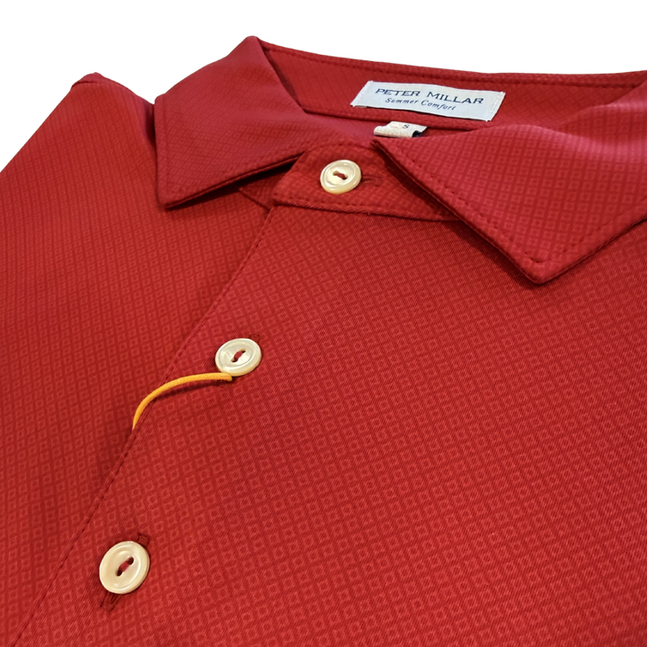 Peter Millar Hugo Polo- Crimson