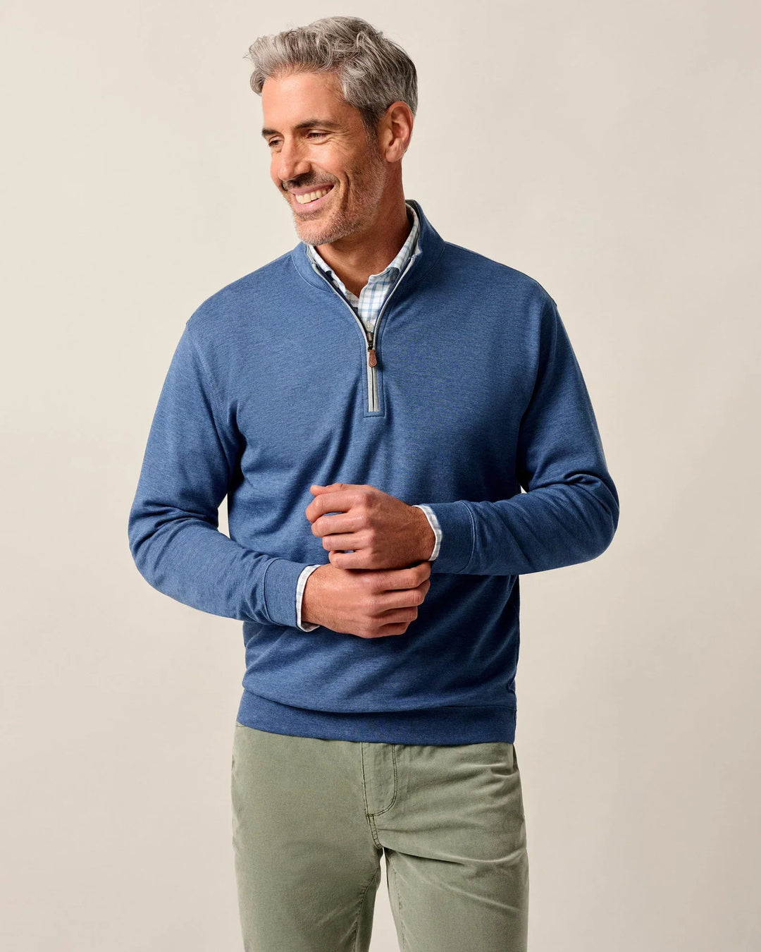 Johnnie O Sully Quarter Zip - Sapphire