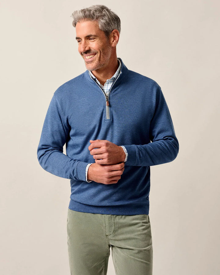 Johnnie O Sully Quarter Zip - Sapphire