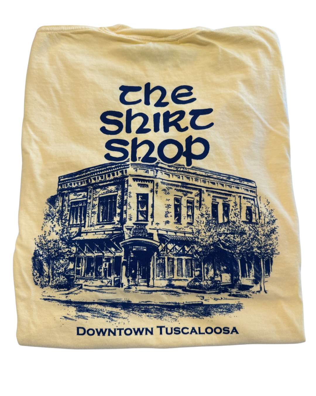 The Shirt Shop Short Sleeve T-Shirt- Building Logo