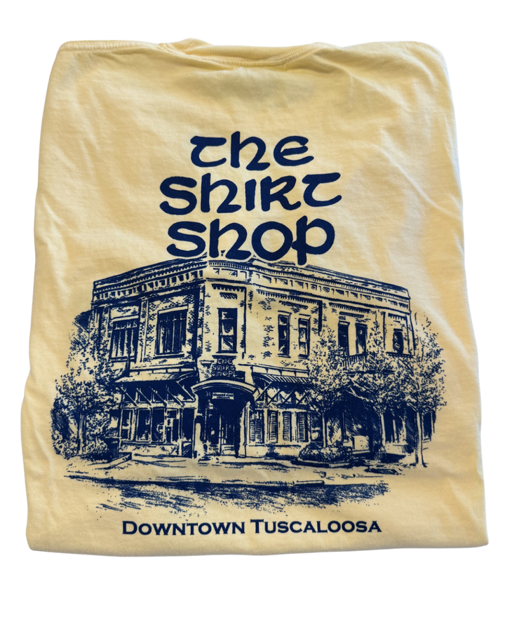 The Shirt Shop Short Sleeve T-Shirt- Building Logo