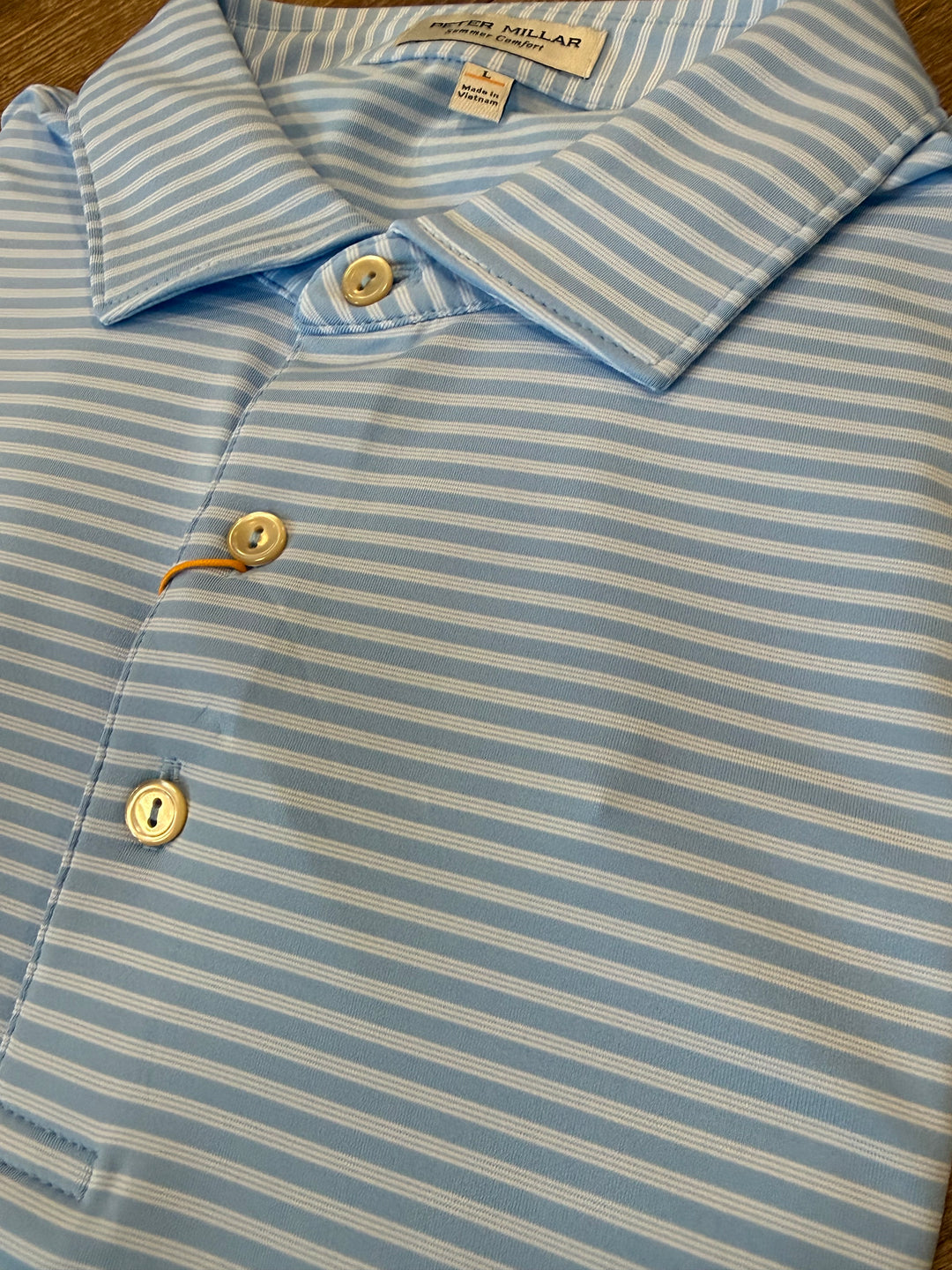Peter Millar Tiebreaker Polo- Cottage Blue