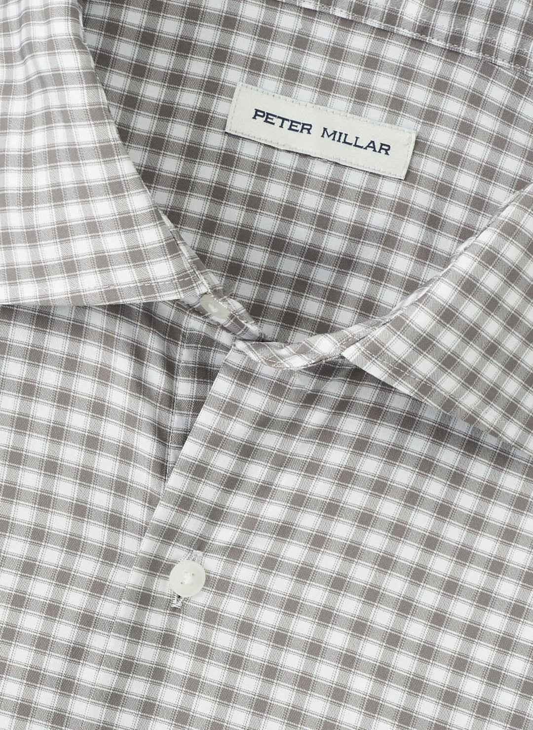 Peter Millar Fairbanks Performance Twill Sport Shirt- Basil