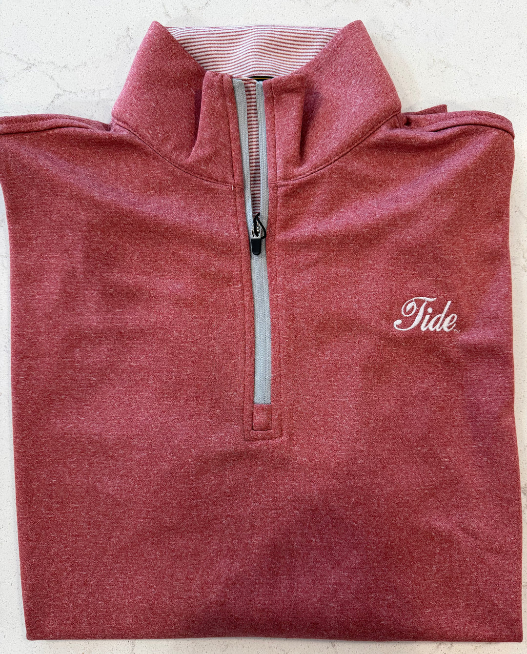 The Shirt Shop Wallace Quarter Zip - Crimson (Tide Script)