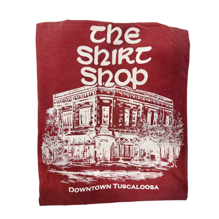 The Shirt Shop Short Sleeve T-Shirt- Building Logo