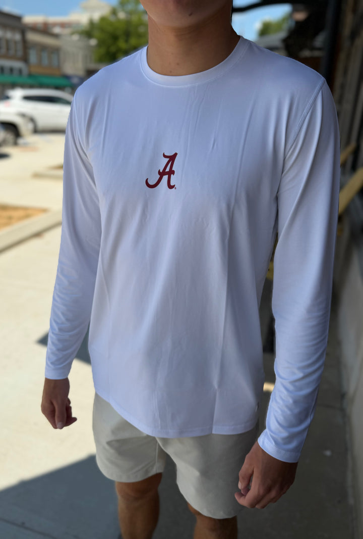 Toes on the Nose Element Guard Long Sleeve Performance T-Shirt (Script "A")