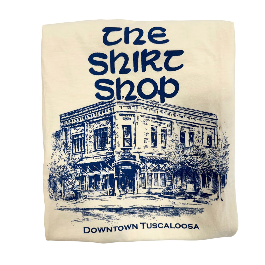The Shirt Shop Short Sleeve T-Shirt- Building Logo
