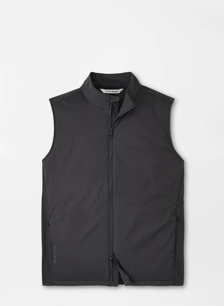 Peter Millar Fuse Hybrid Vest- Carbon Black
