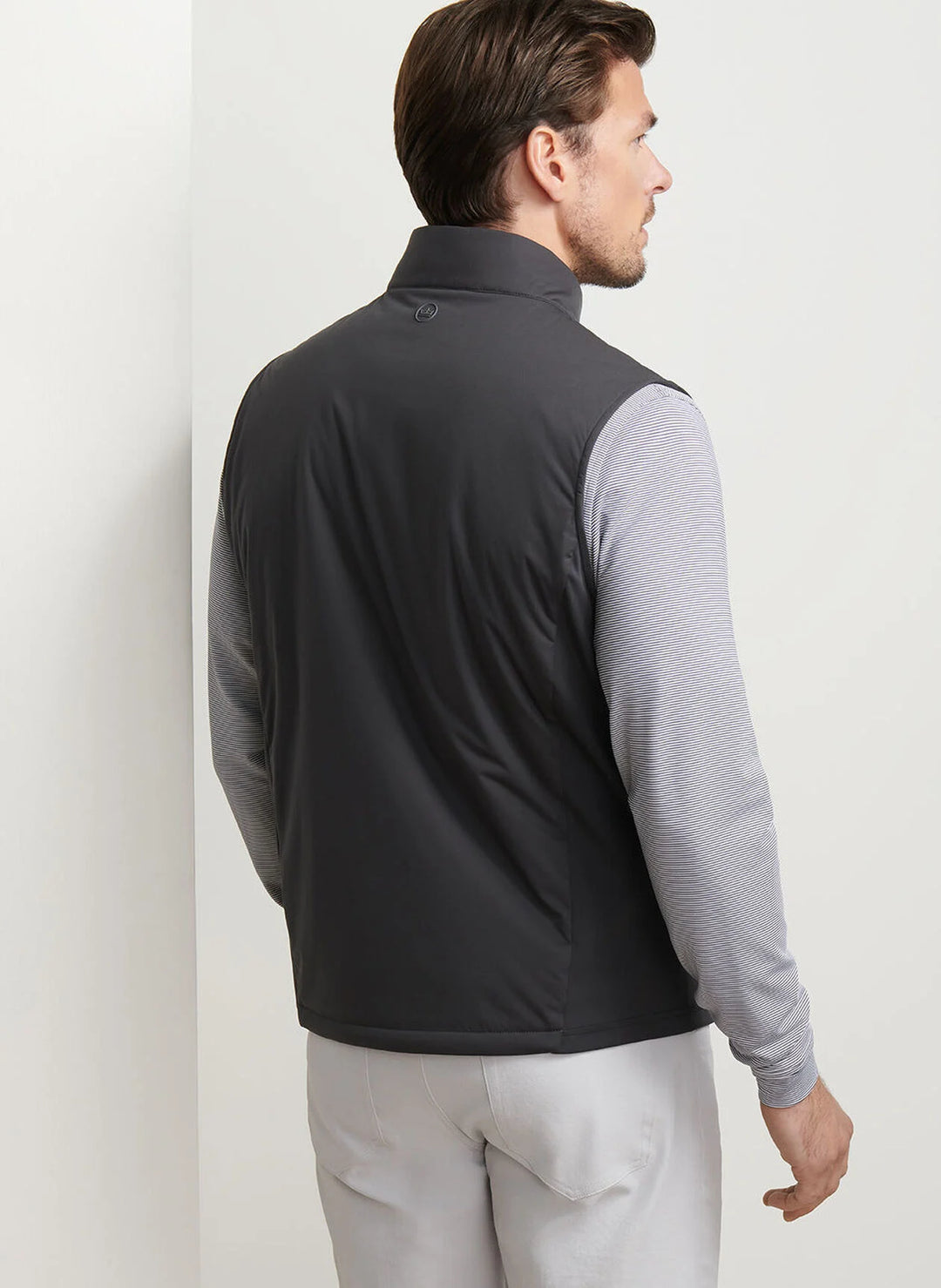 Peter Millar Fuse Hybrid Vest- Carbon Black