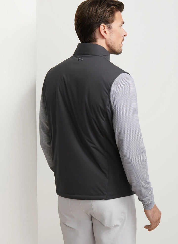 Peter Millar Fuse Hybrid Vest- Carbon Black