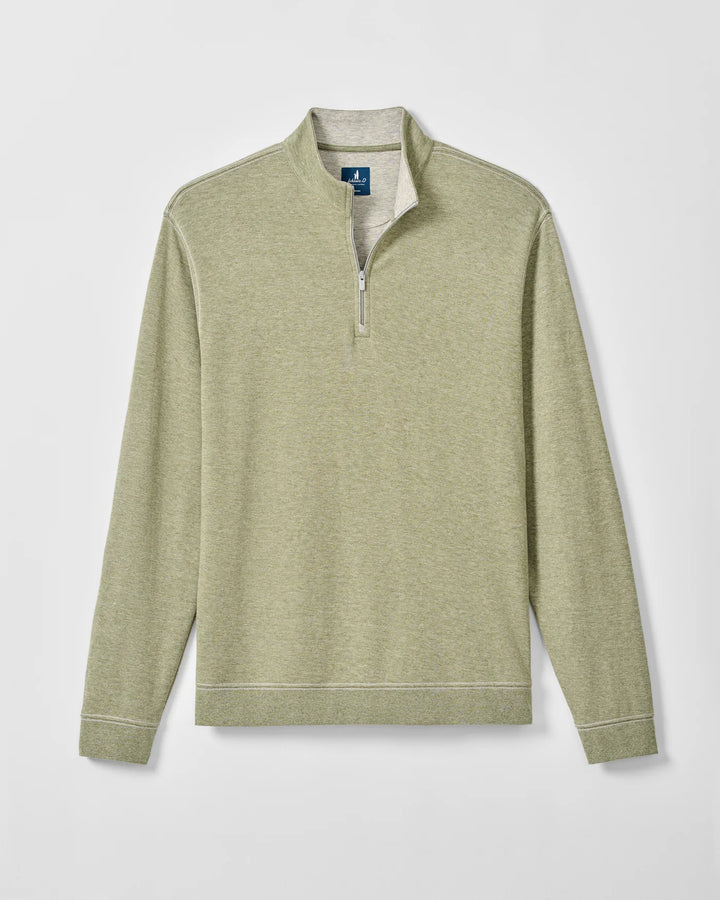 Johnnie-O Hanks Lightweight 1/4 Zip- Pesto