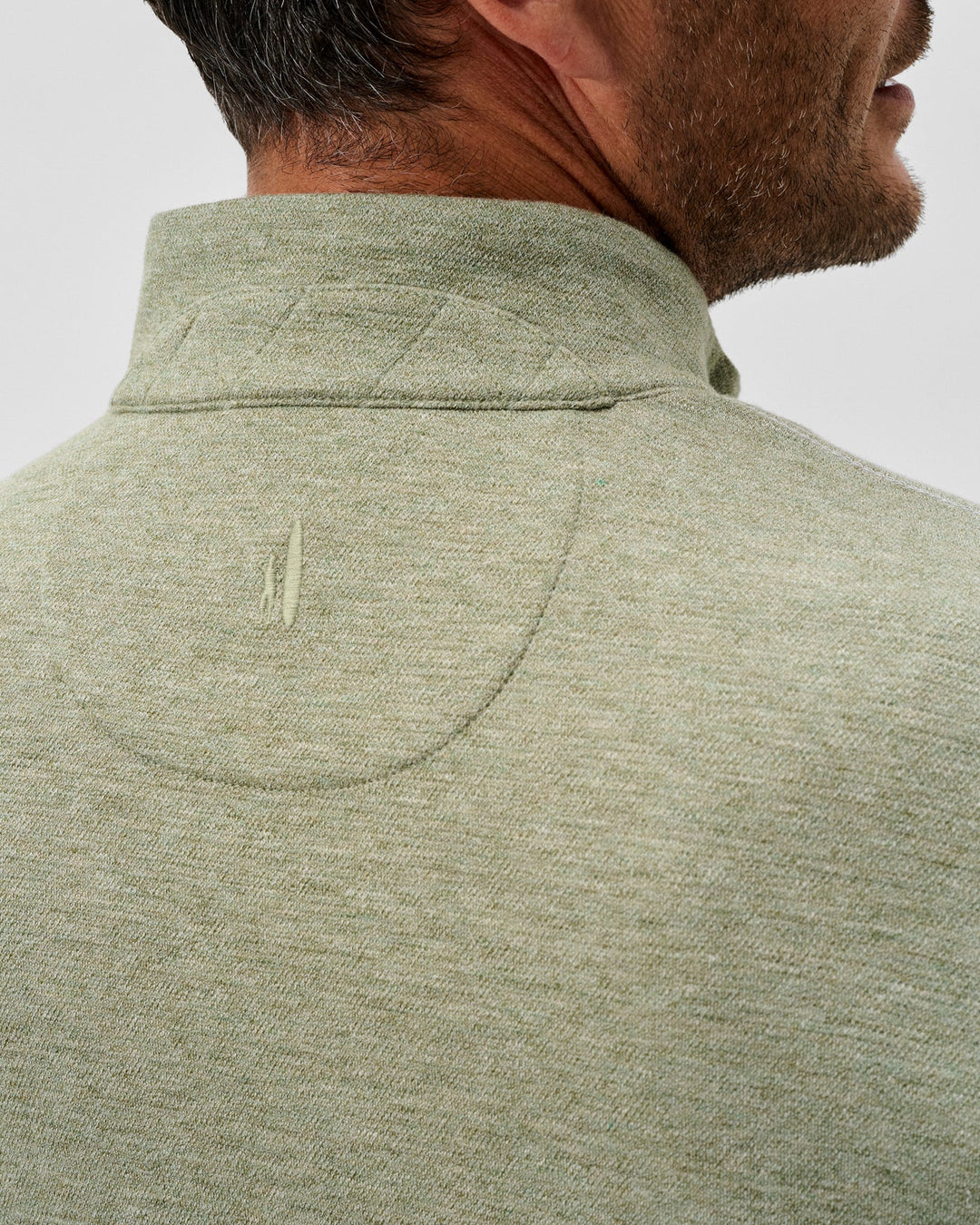 Johnnie-O Hanks Lightweight 1/4 Zip- Pesto