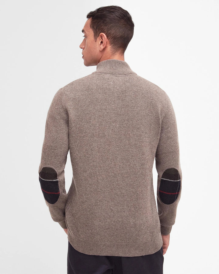 Barbour Holden Half Zip Jumper- Military Marl