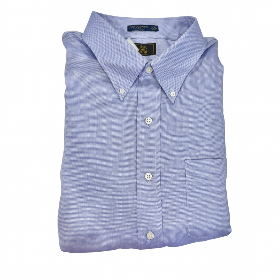 wrinkle free oxford dress shirts Ash & Erie White Oxford Wrinkle-Free Button-Down Shirt for Short Men White Oxford / M / Slim